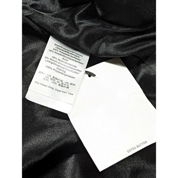 DKNY Petite Notched-Collar Double-Breasted Wrap Coat Size XL 16-18 (MSRP $350) - Picture 6 of 11